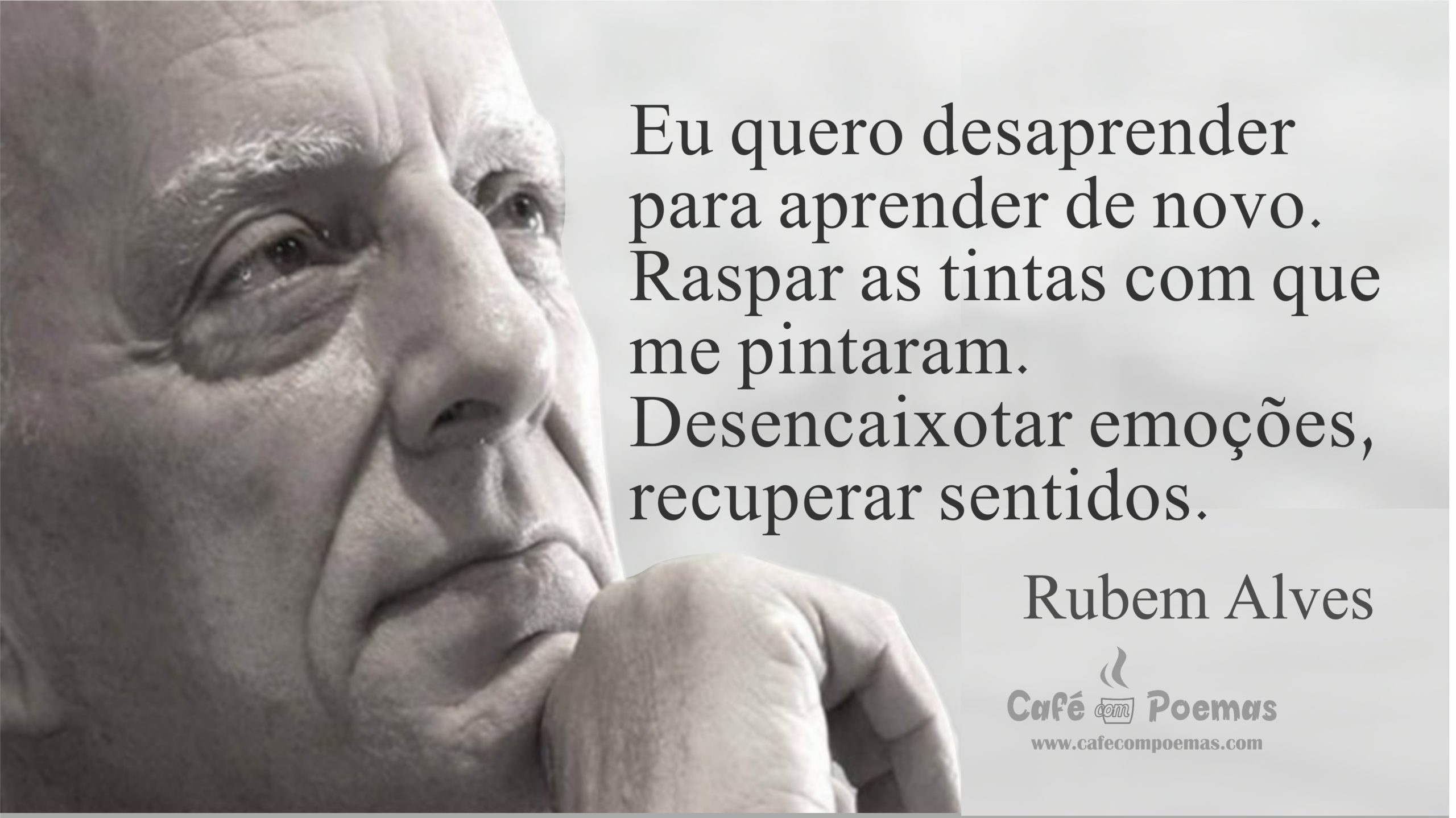 Rubens Alves café com poemas