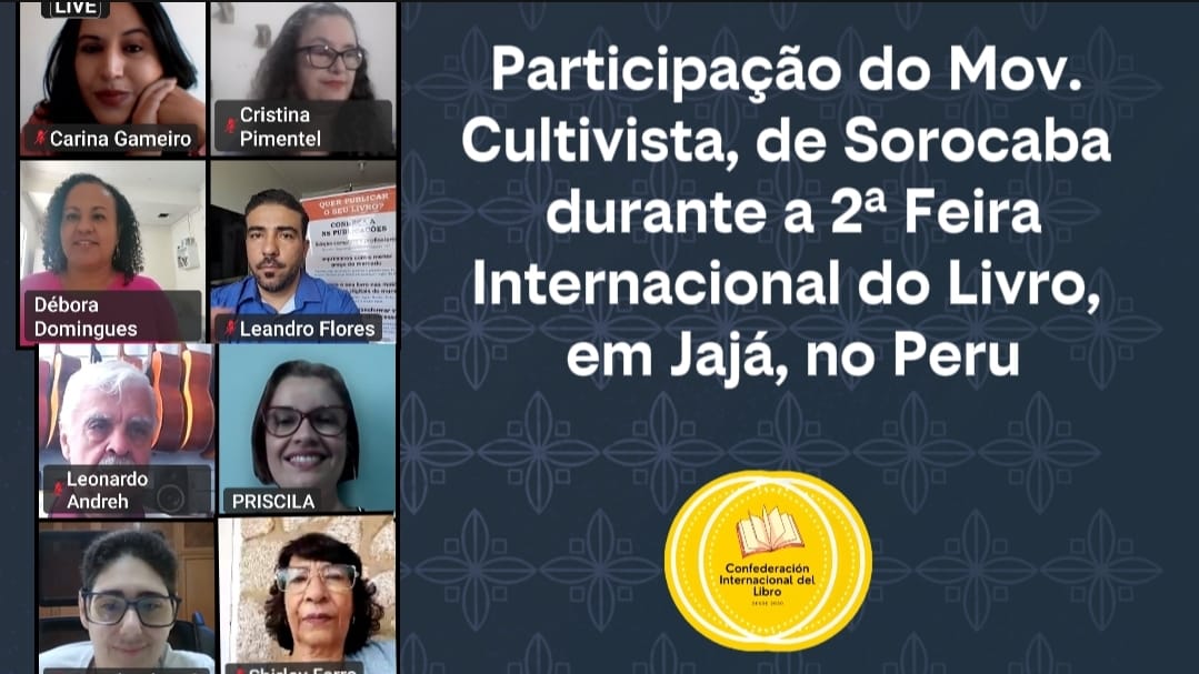 Movimento Cultivista Nacional participa da 2ª Feria del Libro Internacional de Jauja
