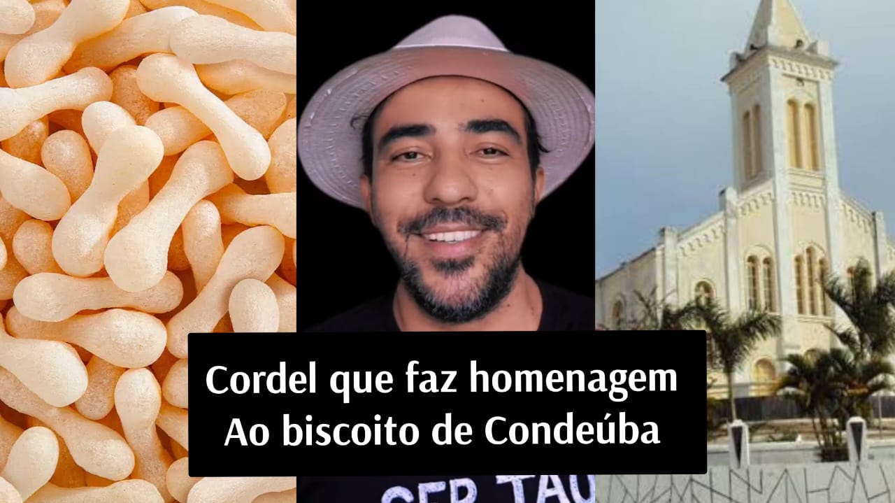 cordel sobre o biscoito de condeúba - Leandro Flores
