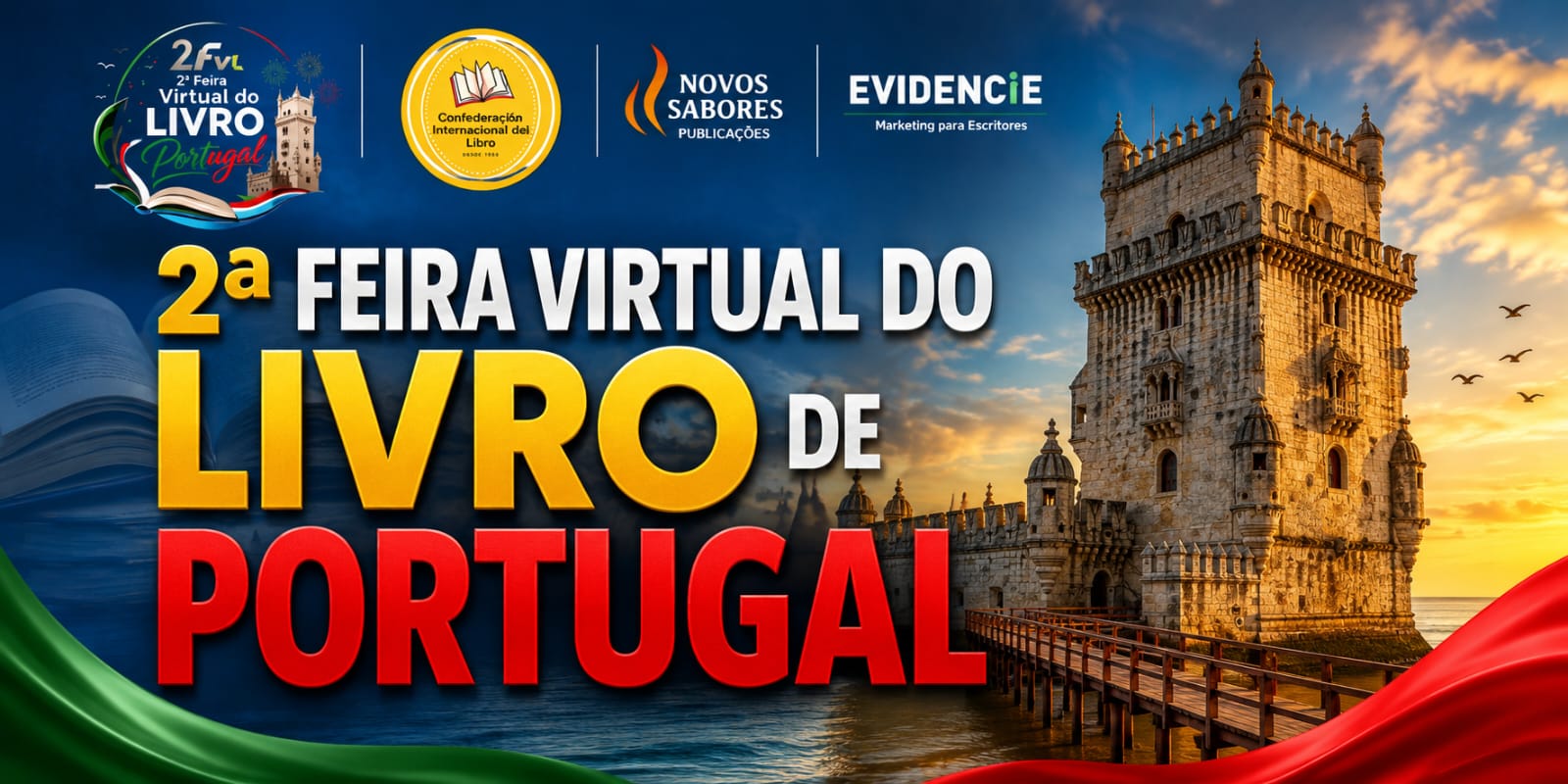 Novos Sabores Publicações e Agência Evidencie participam da 2ª Feira Virtual do Livro Portugal